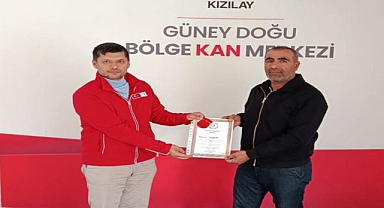 Kızılay’dan duyarlı vatandaşa anlamlı ödül