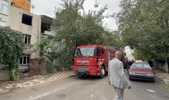 Metruk binadan yükselen dumanlar panik yarattı!
