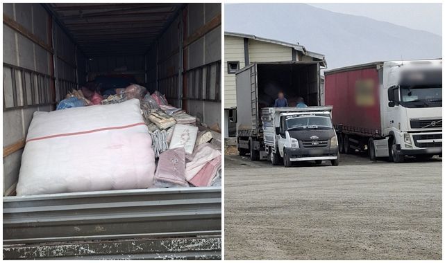 Milyonluk tekstil ürünlerini satamadan yakalandı