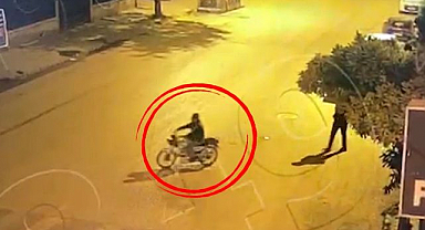 Motosiklet hırsızları kameralardan kaçamadı!