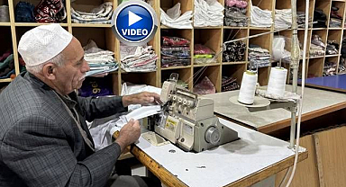 Oğlu gidince işler 72 yaşındaki babaya kaldı