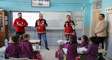 Öğrenciler afet tatbikatıyla bilinçlendi!
