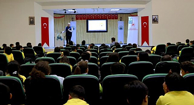 Öğrencilere iklim değişikliği eğitimi verildi