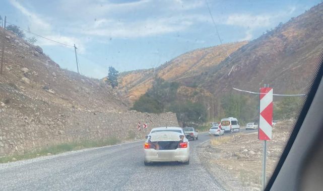 Otomobilin bagajında akılalmaz yolculuk