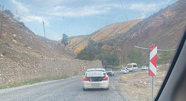 Otomobilin bagajında akılalmaz yolculuk