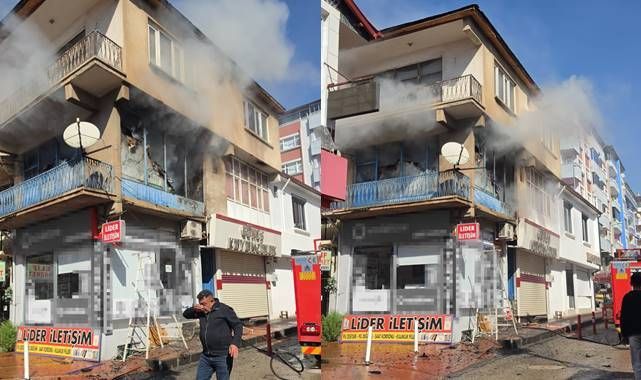 Oyuncak deposunda korkutan yangın!