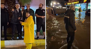 Sağanak vurdu! Yollar kapandı