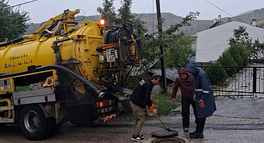 Sağanak yağış sonrası hummalı çalışma