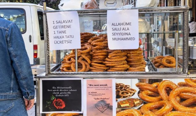Salavat getirene ücretsiz halka tatlı!