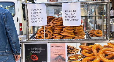 Salavat getirene ücretsiz halka tatlı!