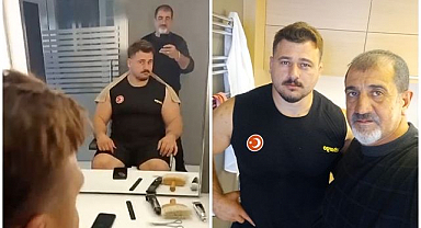 Şampiyon, Erzurumlu kuaföre emanet