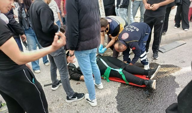 Sinyalizasyon olmayan kavşakta dehşet! 
