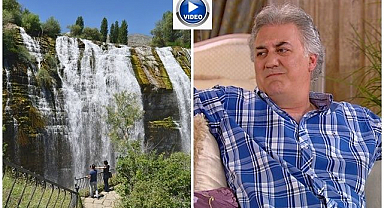 Tortum şelalesi bu kez Haluk’la gündemde