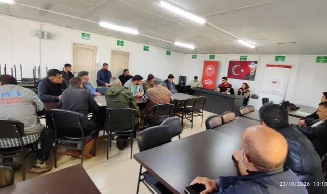 Tarım ekipleri üreticinin sorunlarını sahada dinliyor