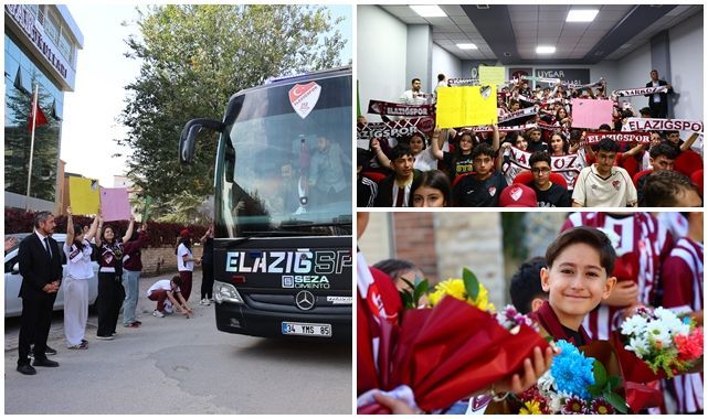 Tribünleri aratmayan okul buluşması! Meşale ve tezahüratlarla karşılandılar   