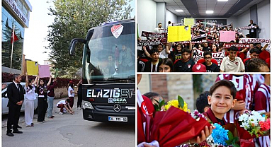 Tribünleri aratmayan okul buluşması! Meşale ve tezahüratlarla karşılandılar   