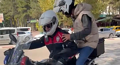 Yardımlarına polis koştu
