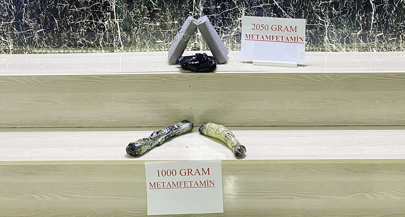 3 Kilo Metanfetamin Ele Geçirildi