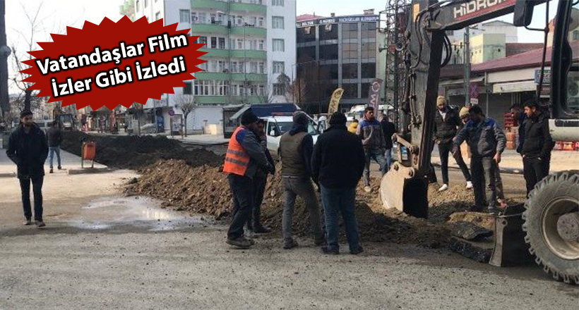 Doğalgaz Borusu Patladı