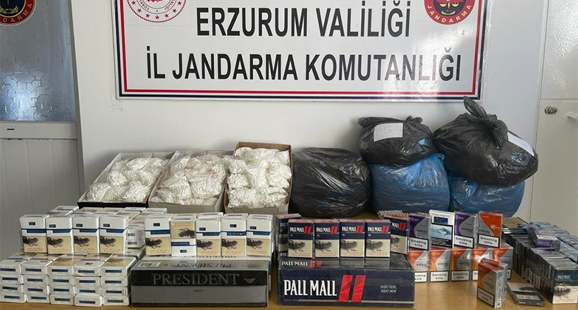Jandarmadan Kaçak Sigara Operasyonu