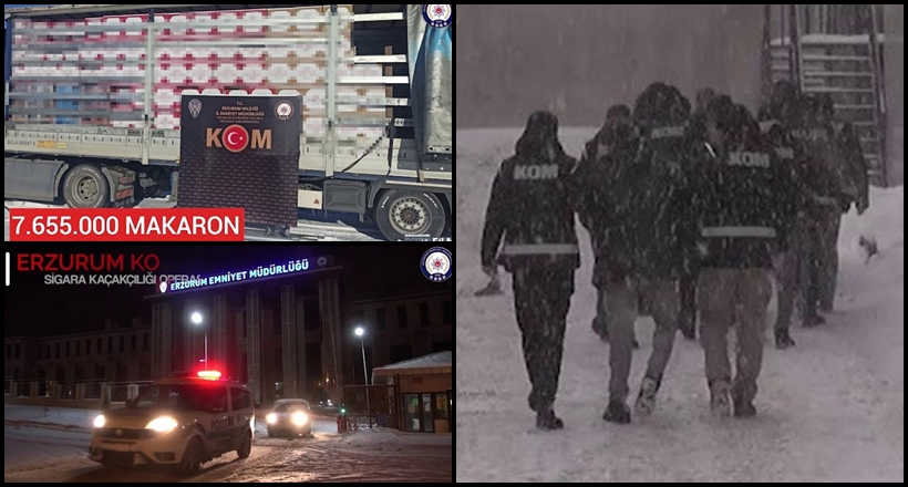 Erzurum Merkezli 3 İlde Operasyon