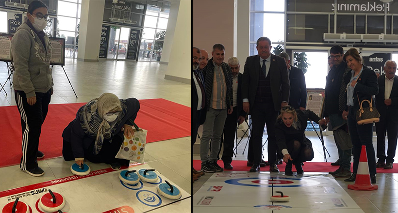 Kış ve Buz Sporları Standına Yoğun İlgi