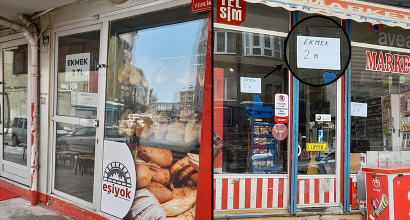 Ekmek 2 TL!
