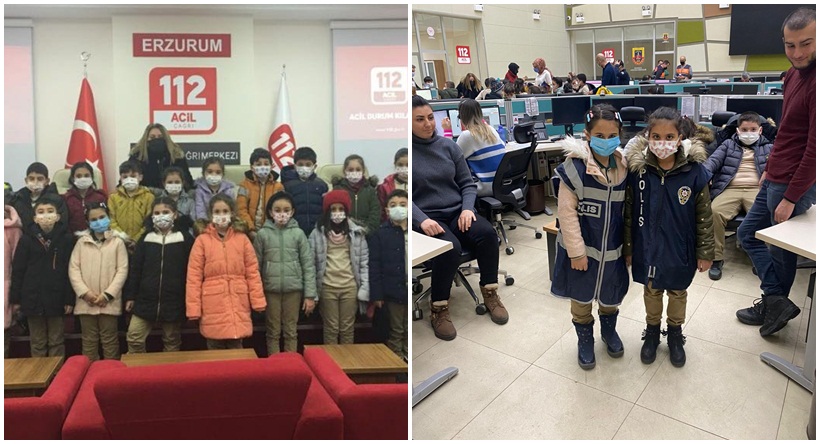 Miniklerden 112'ye Ziyaret