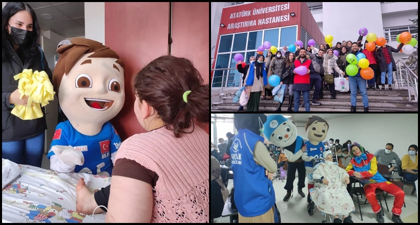 Çocuk Servisini Şölen Yerine Çevirdiler