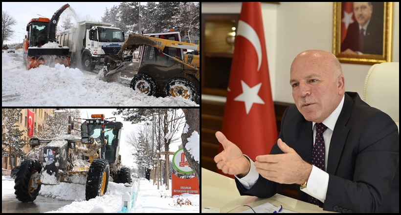 Büyükşehir’de Kar Alarmı