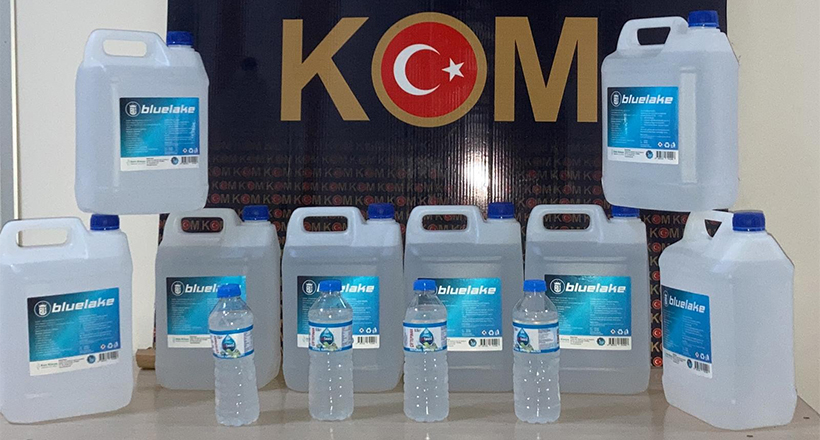 Sahte İçki Ele Geçirildi