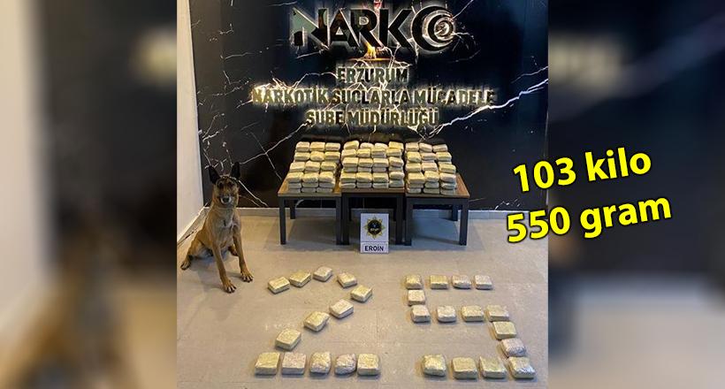 Valiz İçinde Eroin Ele Geçirildi